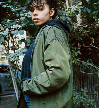 Olive Green Windbreaker