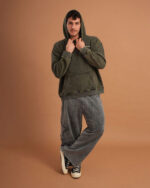 Olive IYS Washed Hoodie - Image 2