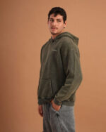 Olive IYS Washed Hoodie - Image 3