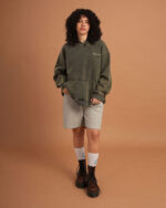 Olive IYS Washed Hoodie - Image 6