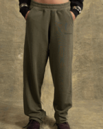 Olive Wide Leg Swants - Image 2