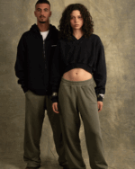Olive Wide Leg Swants