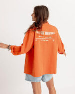 Orange Overshirt Jacket - Image 4