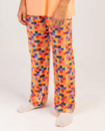 Orange Pixels Fluffy Pjoys - Image 3