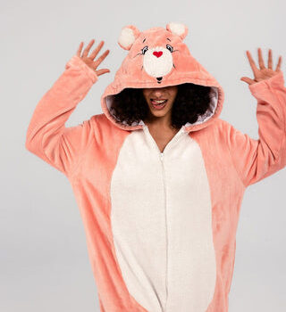 Pink Bear Onesie