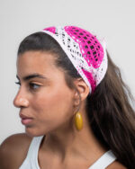 Pink Love Bug Crochet Bandana