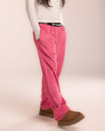 Pink Striped Fluffy Pjoys - Image 4