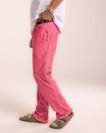 Pink Striped Fluffy Pjoys - Image 5