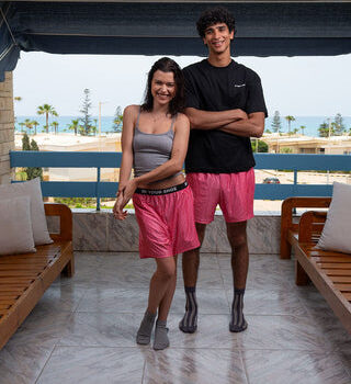 Pink Striped Pshorts