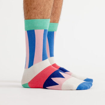 Pinky Cream Neck Socks