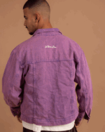Purple Denim Jacket - Image 3