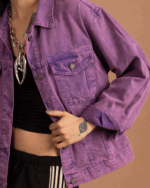 Purple Denim Jacket - Image 5