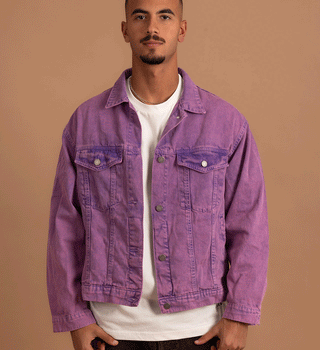 Purple Denim Jacket