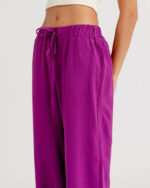 Purple Flowy Pants - Image 2