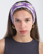 Purple Mini Crochet Bandana - Image 3
