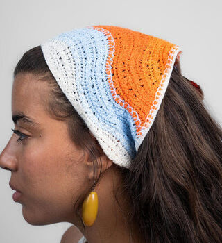 Sunset Crochet Bandana