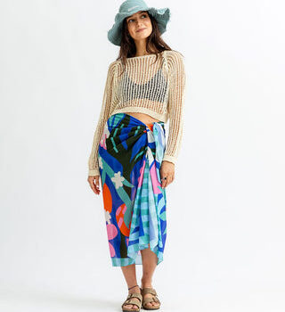Satsuma Maxi Flowy Wraps