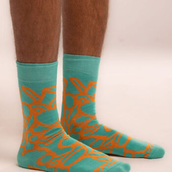 Scribbles Neck Socks