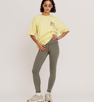 Seamless Crocodile Green Leggings