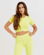 Seamless Lime Leggings - Image 4