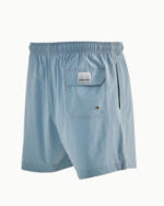 Solid Baby Blue Swim Shorts - Image 2