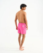 Solid Pink Swim Shorts - Image 5