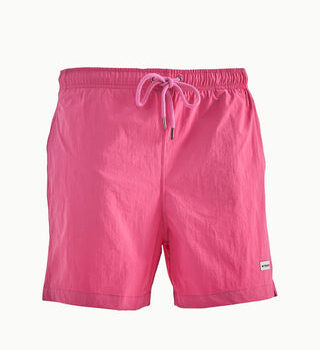 Solid Pink Swim Shorts