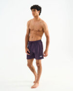 Solid Purple Swim Shorts - Image 4