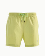 Solid Yellow Swim Shorts
