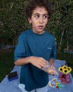 Teal Oversized Kids Tee - Image 2