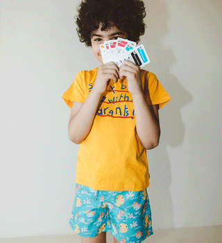 Under The Sea Kids Swim Shorts