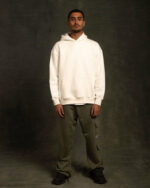 White Basic Hoodie - Image 2