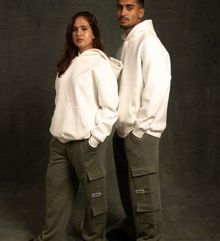 White Basic Hoodie