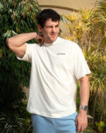 White Basic Oversized Tee - Image 2
