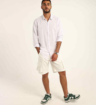 White Linen Shirt