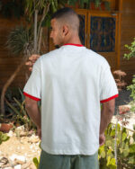 White Retro Oversized Tee - Image 4