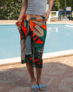 Wild Garden Maxi Flowy Wrap - Image 2