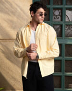 Yellow Oversized Oxford Shirt - Image 2