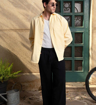 Yellow Oversized Oxford Shirt
