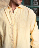 Yellow Oversized Oxford Shirt - Image 3