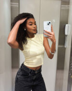 Yellow Wrinkled Top - Image 3